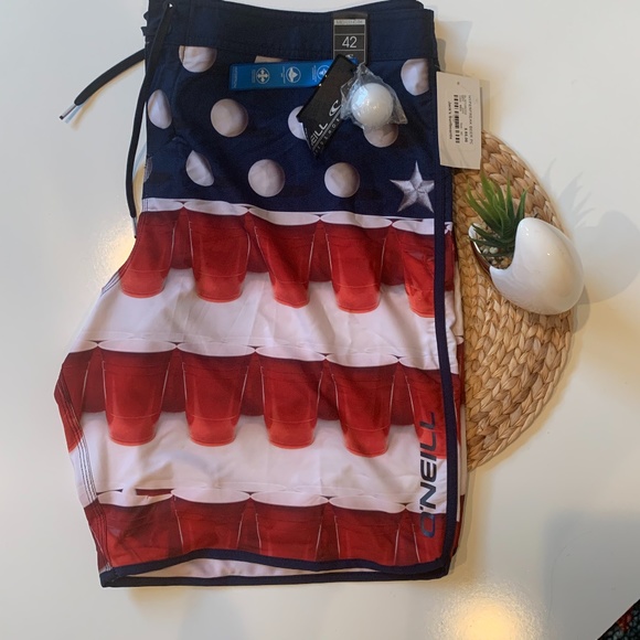 O'NEILL Hyperfreak Beer Pong Swim Boardshort 42 NW - Picture 4 of 9